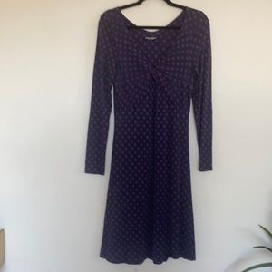 Betsey Johnson vintage long sleeve blue/purple L